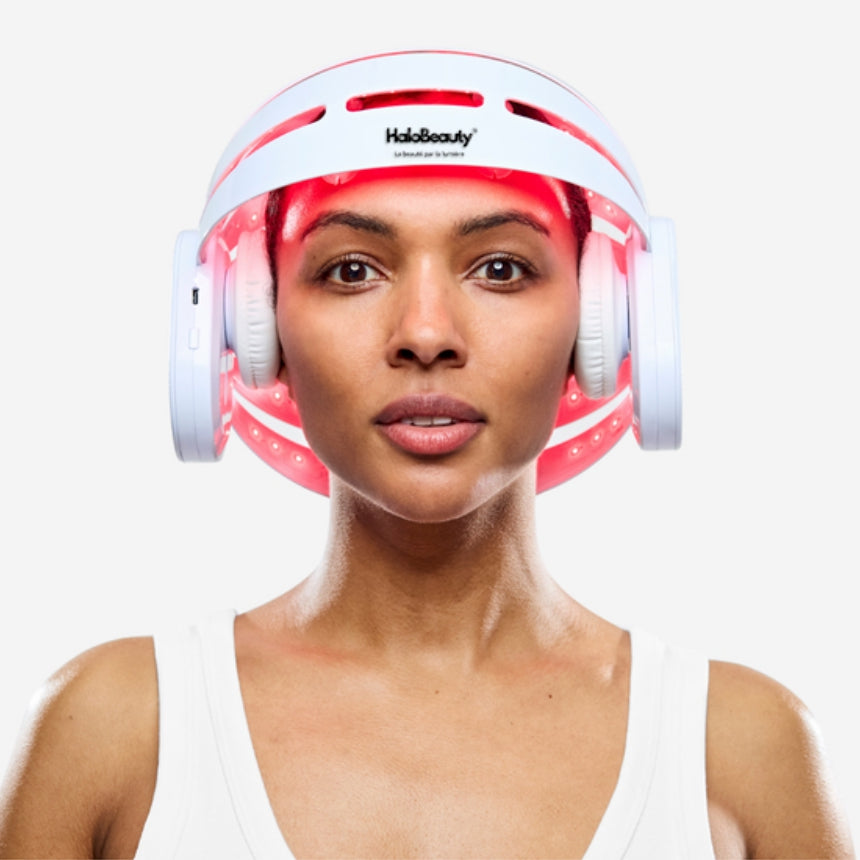 Casque LED repousse cheveux