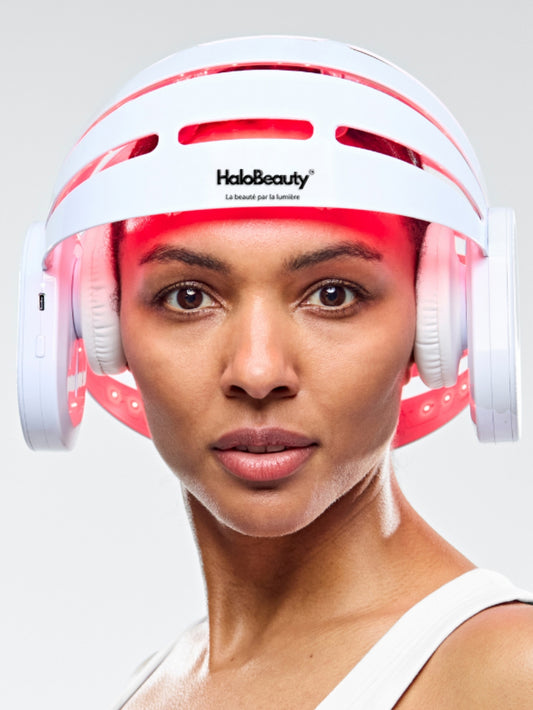 Casque LED repousse cheveux